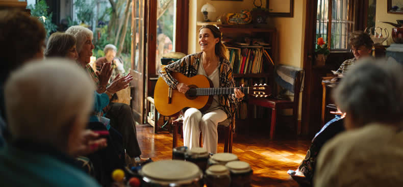 Musicoterapia y estimulaci&oacute;n cognitiva
